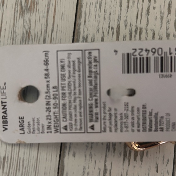 Rainbow dog collar size large brand new - Picture 3 of 3